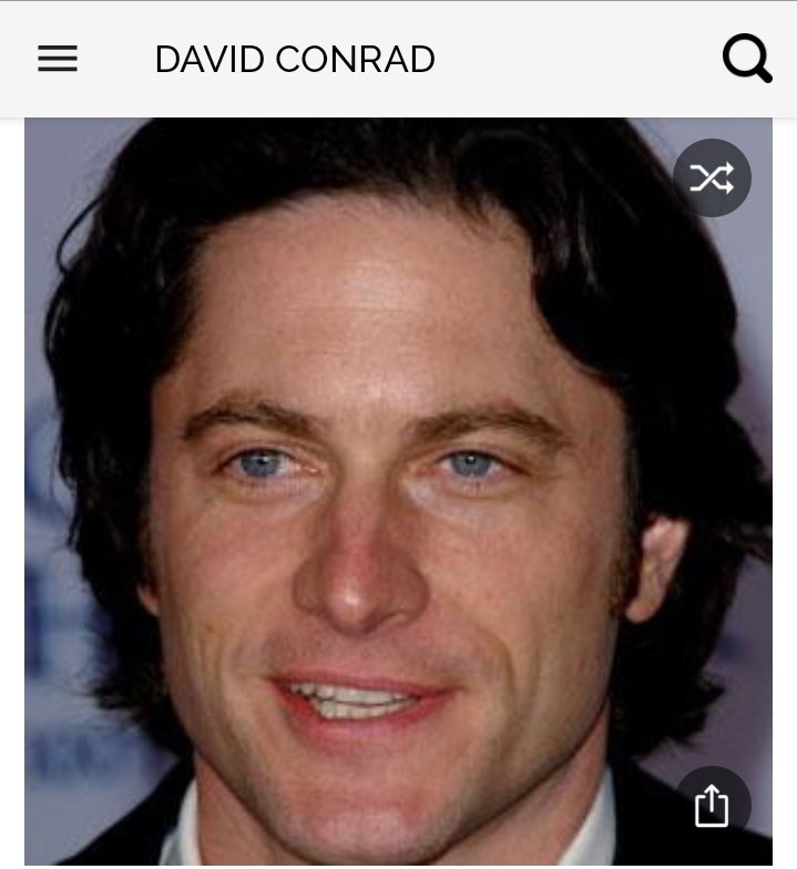 Happy birthday to this great actor.  Happy birthday to David Conrad 