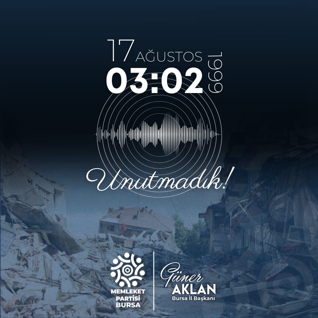 MPBursaresmi's tweet photo. Türkiye'nin unutamadığı en acı, en uzun 45 saniye.. #17Ağustos1999 Marmara Depremi’nin 23. yıl dönümünde hayatını kaybeden vatandaşlarımızı saygı ve rahmetle anıyoruz.

"Sesimi duyan var mı?"

#45saniye https://t.co/RTYzb1tVSc