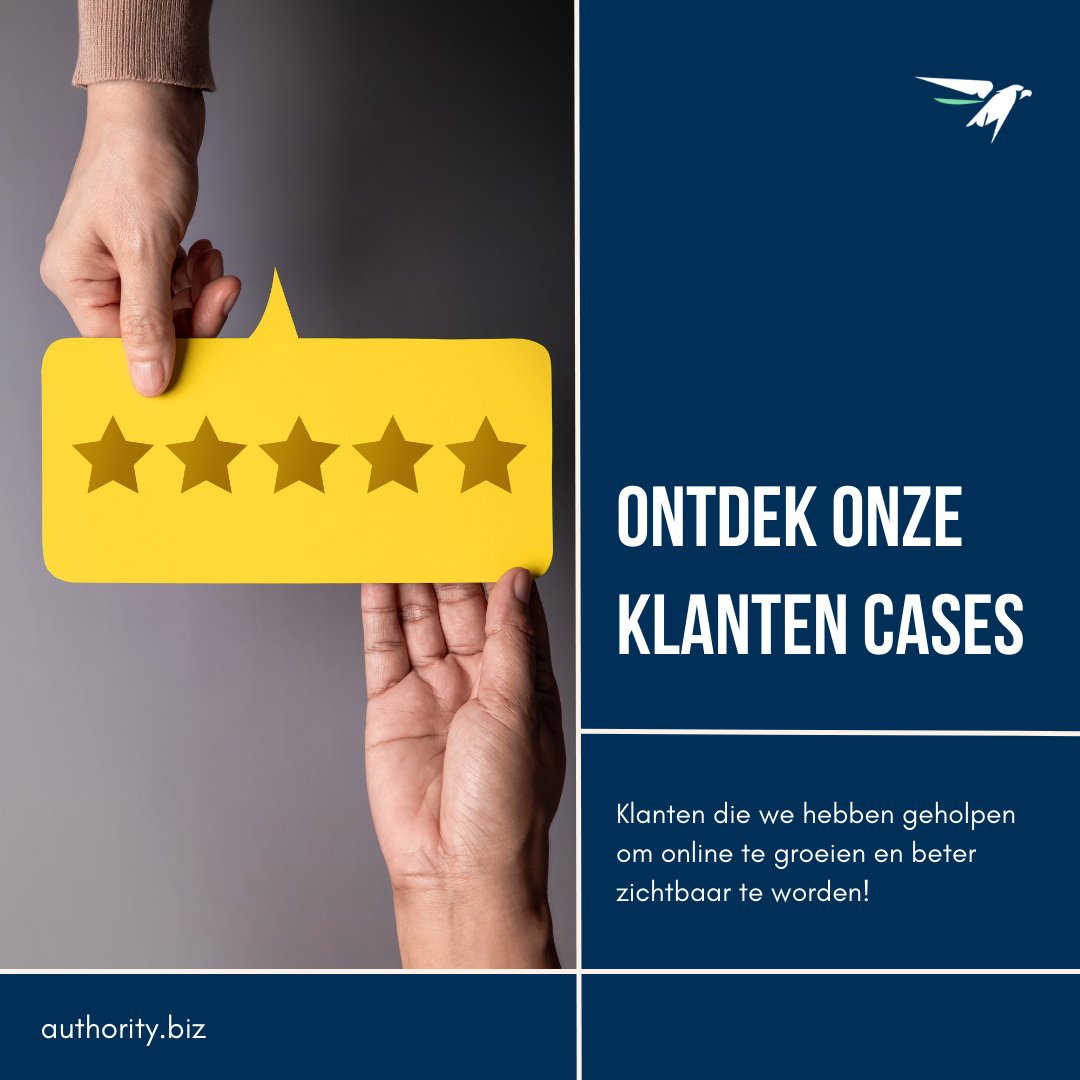 Authority_BE's tweet photo. Benieuwd naar de verhalen van onze tevreden klanten? 

U leest ze hier: https://t.co/secdQWtP6T

#cases #tevredenklanten #authorityagency #digitalgrowth https://t.co/knunIf7zOJ