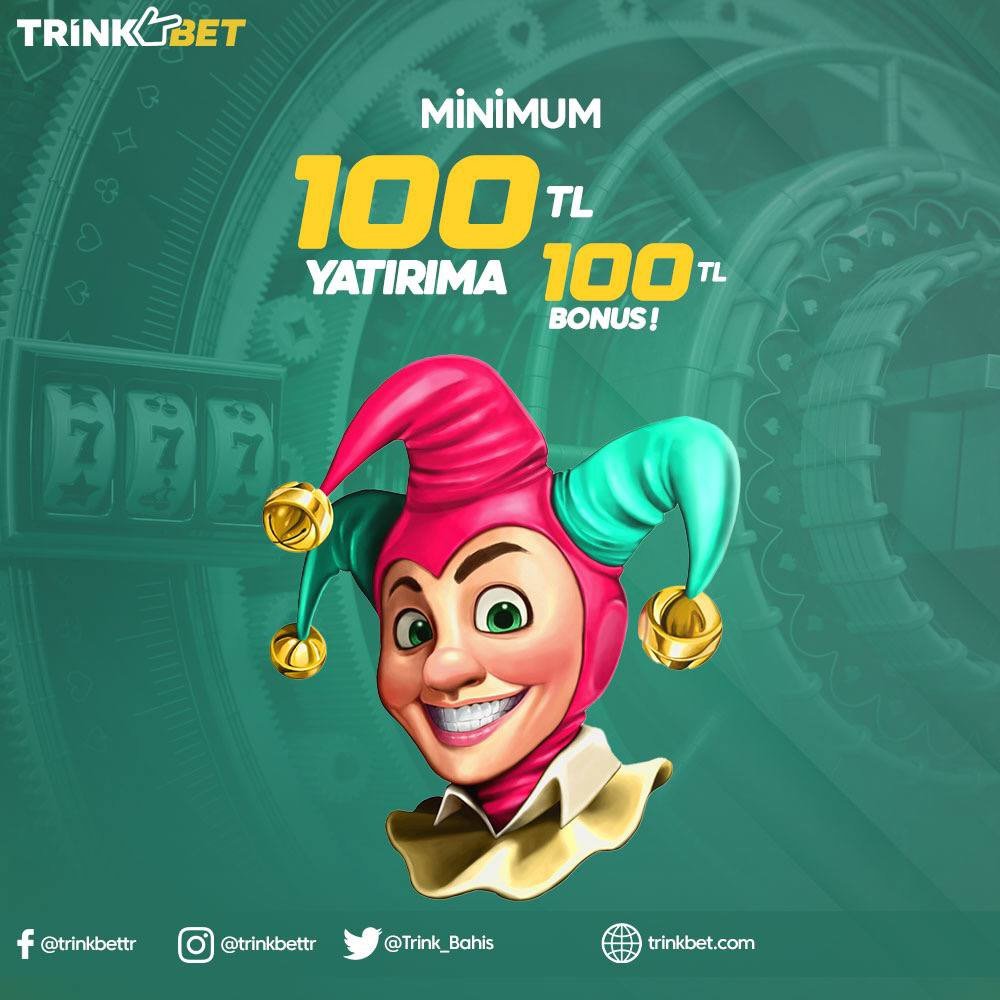 Trink_Bahis's tweet photo. 📢 100₺ Yatırıma 100₺ Bonus Sadece TrinkBet Üyelerine Özel !!!

▪️Telegram !!
https://t.co/KV6uvow9n0
▪️Twitter !!
https://t.co/d33vE4CdAs

#TrinkBet ile kazanmaya ne dersiniz?
TrinkBet Güncel Giriş: 🔗
https://t.co/yNcI02OTig https://t.co/an97kQj7IX