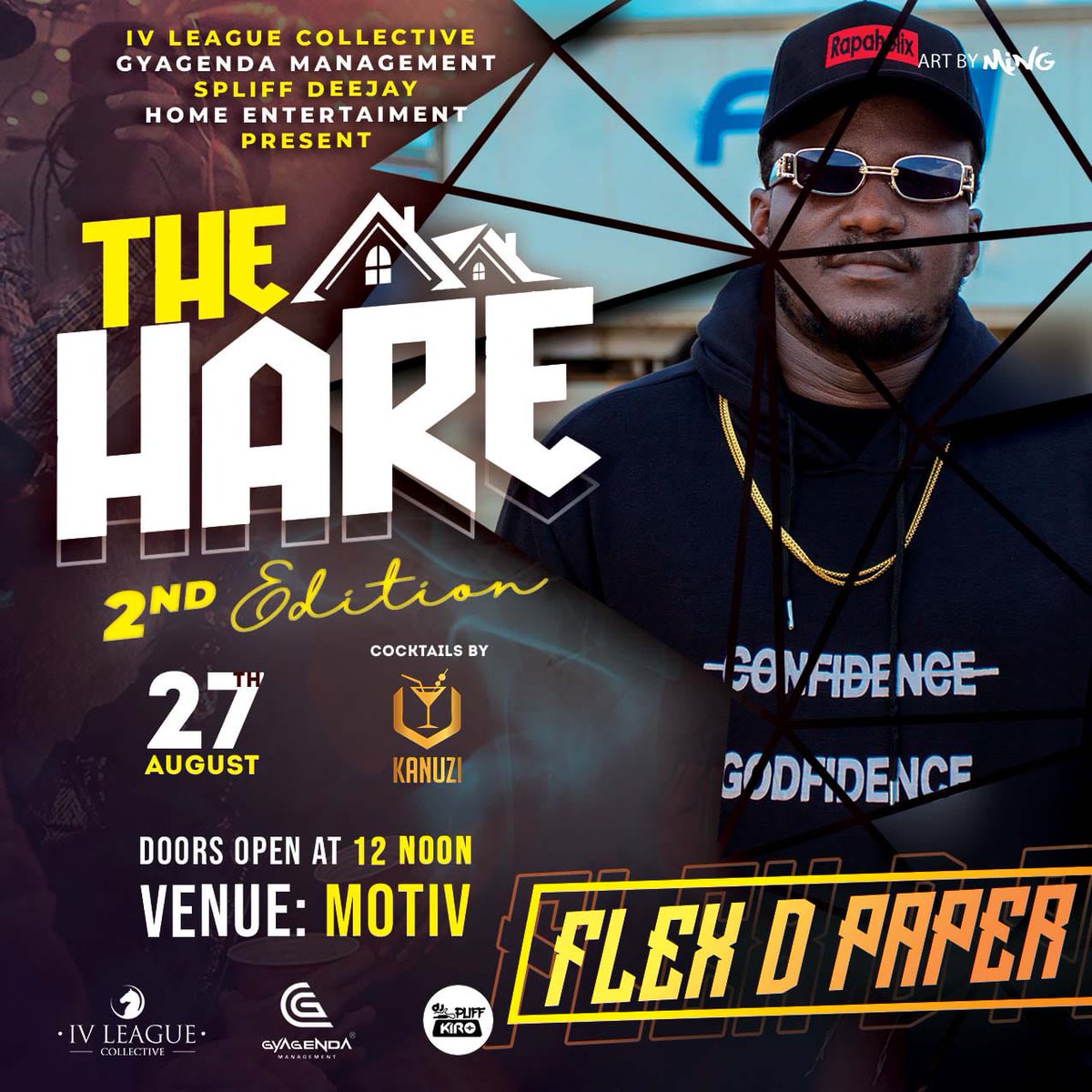 GloriaMuhenda's tweet photo. Aloooooo!!HAREEE is the next stop come 27 of this month at @motiv as we bring you the legendary artists when it comes to the urban sound🎉🎉 @The_Homie_music @unknown @flexdpaper @play01music https://t.co/xSMaNN90hi