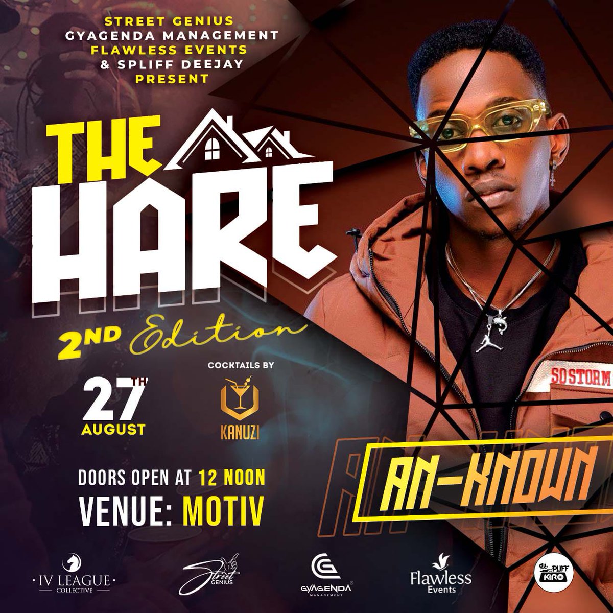 GloriaMuhenda's tweet photo. Aloooooo!!HAREEE is the next stop come 27 of this month at @motiv as we bring you the legendary artists when it comes to the urban sound🎉🎉 @The_Homie_music @unknown @flexdpaper @play01music https://t.co/xSMaNN90hi