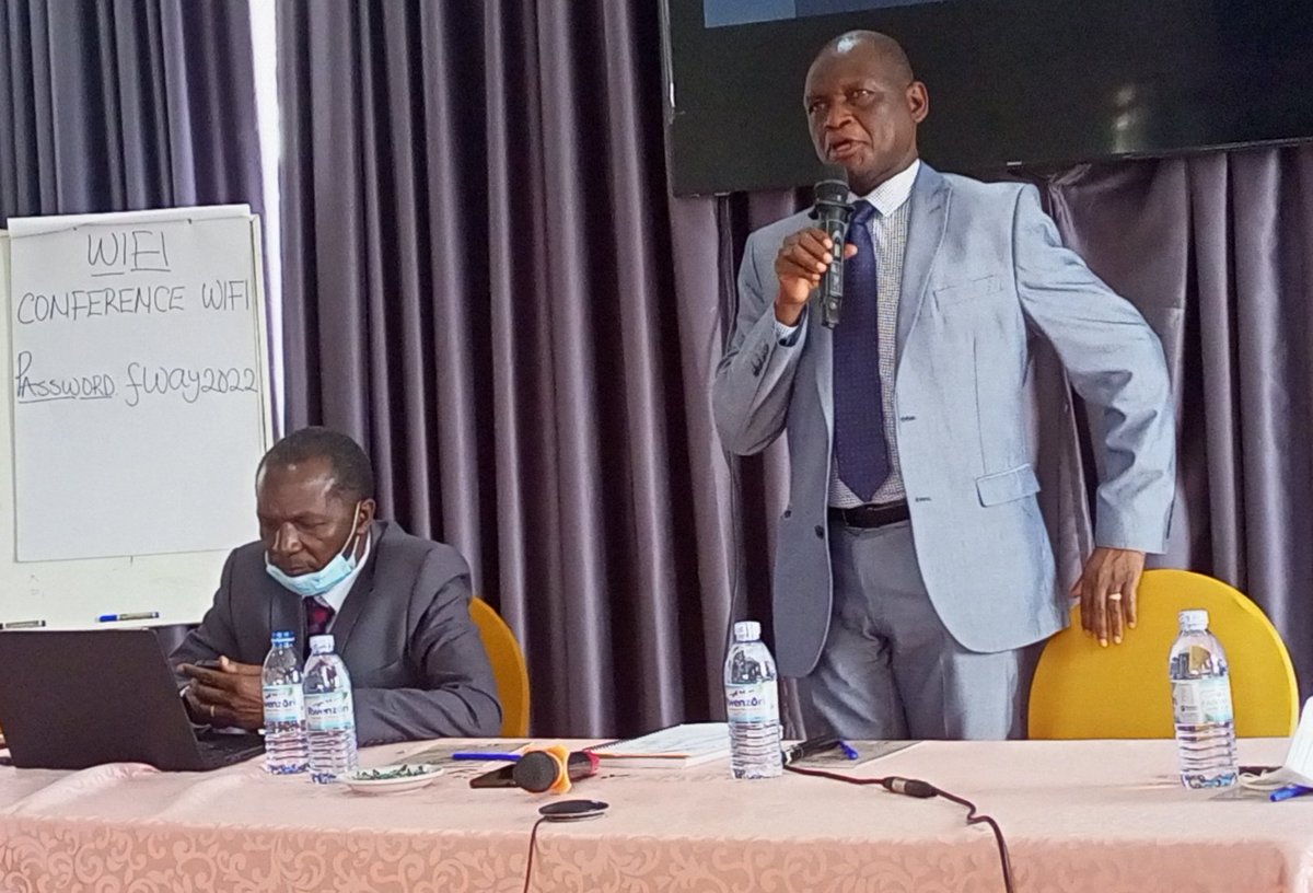 UgandaCancerIns's tweet photo. Happening Now: Our Executive Director officially opens the four day retreat in Training and SOP revision for the UCI REC.
"UCI is at top in the health sector in Electronic Migration systems, we got an award from @NITAUganda1
last year 2021."- @JacksonOrem
#ResearchIsOurResource https://t.co/uRm7KtKPuJ