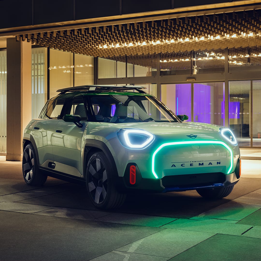 Introducing the MINI Concept Aceman* – a new era of iconic, electric MINI design. A vision for our first all-electric Crossover SUV that is more connected and brings together the latest electric technology and driving excitement.

Discover more: bit.ly/3Pup1zX