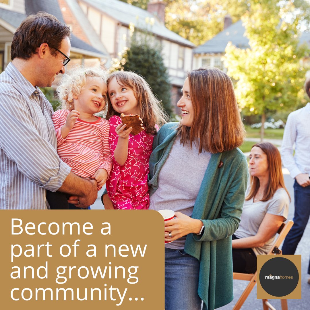 Buying new means that you can become a part of a new and growing community...

#newbuild #newdevelopment #newbuilduk #newbuildnortheast #community #magnahomes