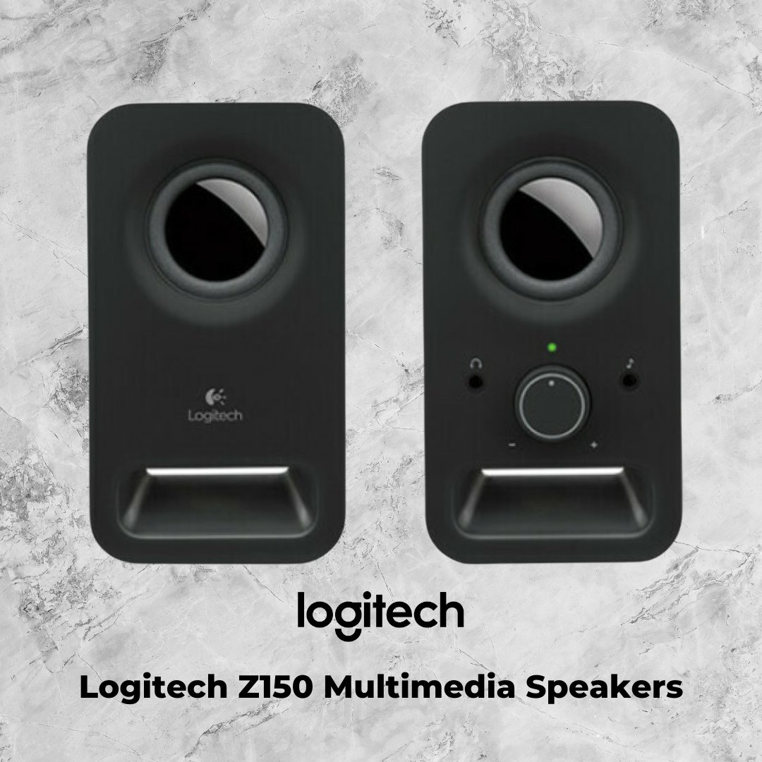 LECAUSTRALIA's tweet photo. ⭐Key features of Logitech Z150 Multimedia Speakers⭐️

✅ Clear stereo sound
✅ Headphone and aux jacks
✅Easy access  controls on right speaker

Get your "Get Productive" deal now! Ask us, we’re your local experts👍🏻

Like this post and follow for more🤩 https://t.co/cfMIup0I3F