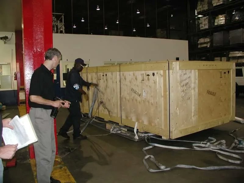 S7Registry's tweet photo. On this day in history. 
22yrs ago today
The first Saleen S7 comes to America from Europe. Photos of that day being uncreated in customs
Swipe right! https://t.co/DY95X4dBlr