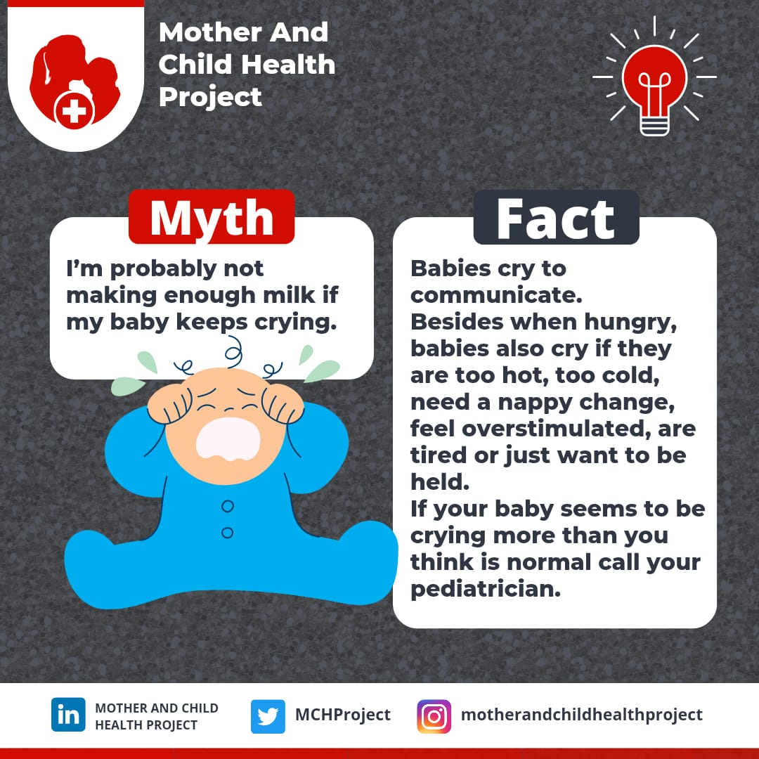 MCHProject's tweet photo. MythBusterWednesday. Debunking myths
#SDG #SDG3
#MotherandChildHealthProject #MCHP #Healthcare https://t.co/m0xFEQOBeR