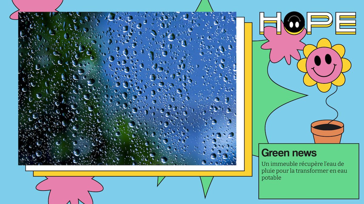 HopeNewsFR's tweet photo. Un immeuble situé à Grenoble récupère l’eau de pluie grâce à ses panneaux solaires ☀️ Cette #eau est ensuite transformée en eau #potable pour les locataires des 62 logements. Les eaux usées sont #recyclées et traitées puis utilisées pour arroser les jardins partagés💧 https://t.co/R7s9lQwBry
