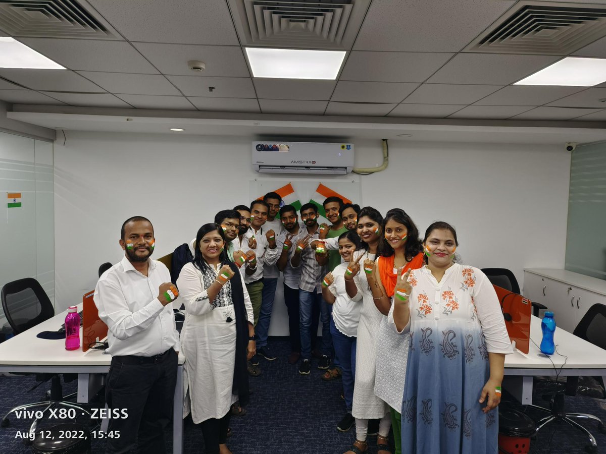 Kcsitglobal's tweet photo. Celebrating #AzadiKaAmritMahotsav, the 75th Independence Day of India at KCS - Krish Compusoft Services. Let us forever cherish the great privilege of being born and living free.

#WeAreKCS #IndependenceDay #HappyIndependenceDay #75thindependenceday #KCS https://t.co/0iWLbD5m93