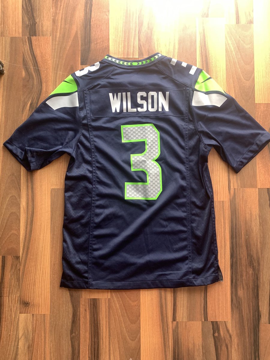 NPShirts's tweet photo. NFL's Seattle Seahawks, S sized with Russell Wilson jersey. In great condition. 45€ incl. shipping. https://t.co/4iDfyUNWhp