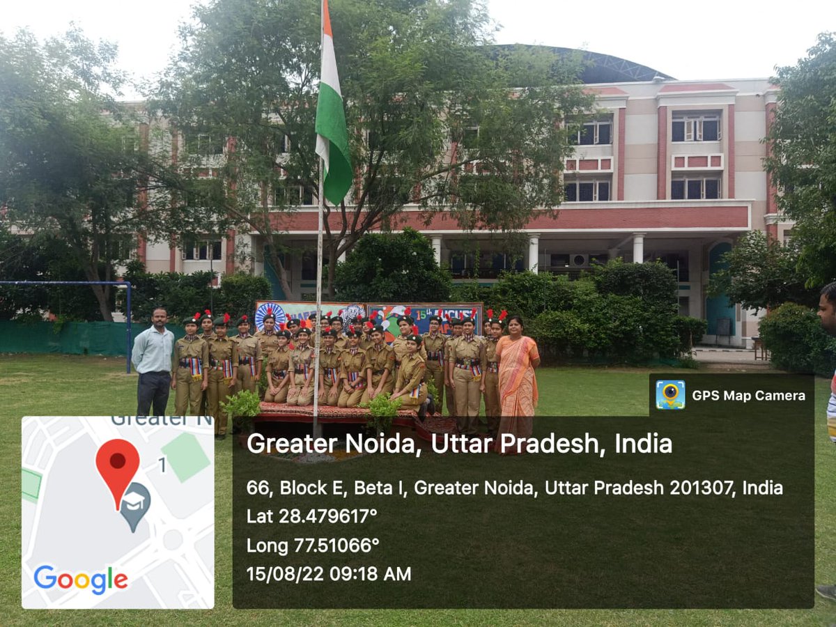 neelu197's tweet photo. #HarGharTiranga #IndependenceDay2022  NCC cadets of Ryan International school Greater Noida participated in  Independence day celebration &amp;in 'Har ghar Tiranga' Rally enthusiastically . @NCCDteUP @HQ_DG_NCC @NccNoida https://t.co/bT0PLSe89j