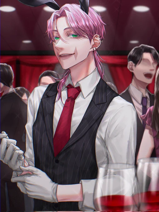 #東卍FA #東リベFA #三途春千夜潜入調査中のバニー 