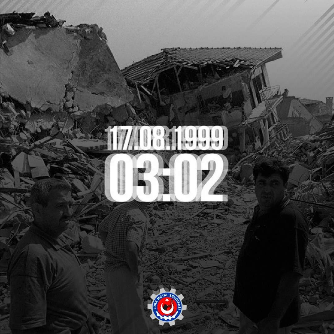 17 Ağustos 1999 Gölcük Depremi'nde yaşamını yitiren aziz yurttaşlarımızı rahmetle anıyoruz. #17Ağustos1999