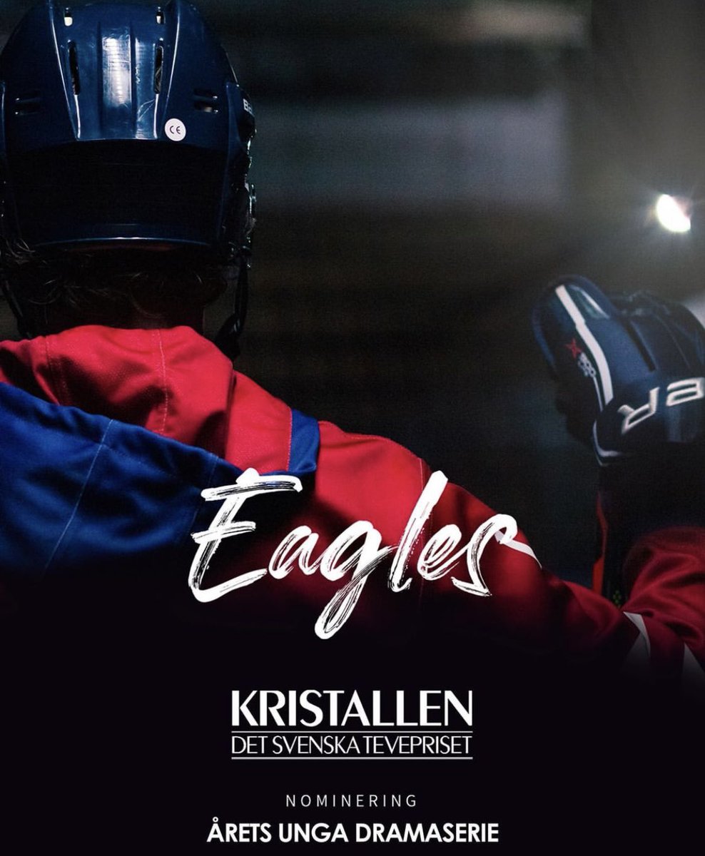 CPMontell's tweet photo. Super proud of all the cast and crew. We have once again been nominated for a Kristall Award for the final season of Eagles. #svteagles #kristallen https://t.co/pSMf39l1iv