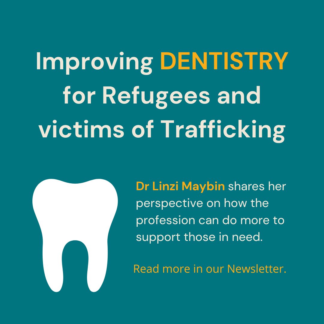 VITA_Network's tweet photo. Dr Linzi Maybin spoke to us about how she feels dentistry as a profession can do much more to accommodate patients who are victims of trafficking and those who've fled their homes in search of refuge.

Read here 👉 https://t.co/Yg5dwtkNdo

#VITA https://t.co/7mKHQBDhb0