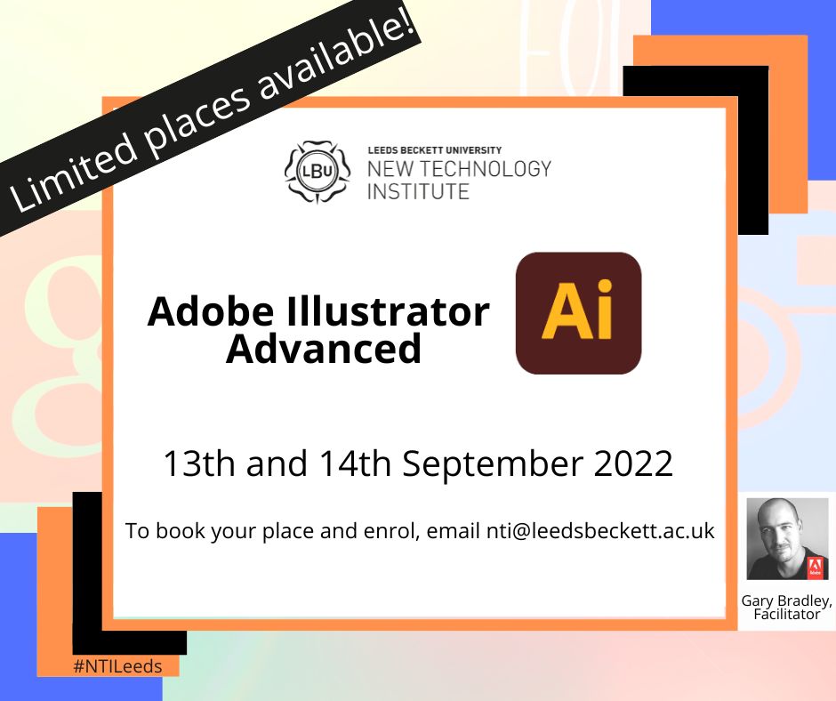 ntiLeeds's tweet photo. Have you booked your place, yet?

Build on your knowledge, develop additional skills and learn tools within this vector editing software.
Learn how to create high-quality illustrations, logos, and graphs,  for your clients. 

E: nti@leedsbeckett.ac.uk to book your place and enrol https://t.co/sIImL3rokx