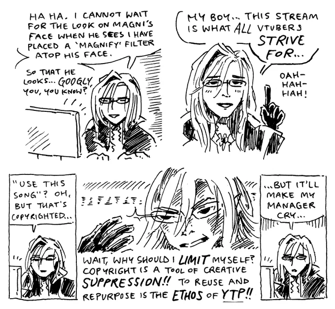 vesper noir makes a youtube poop #scholART #vespART 