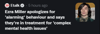 Thirty_Seven_Ok's tweet photo. Ezra Miller should aplogize for 'assault' behaviour and they should be in jail for 'crimes against Hawaii' https://t.co/NzV1lnRd7B