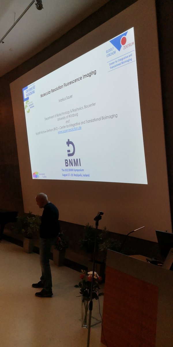 kschink's tweet photo. Exciting start for the BNMI meeting at Reykjavík : @LabSauer talking about the latest developments in superresolution microscopy #BNMI2022 https://t.co/TaOW1dFVPj