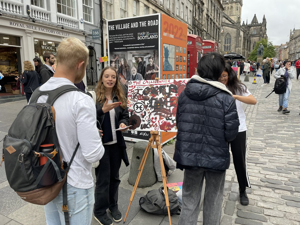 The Calligrapher EdFringe 2022 tweet media