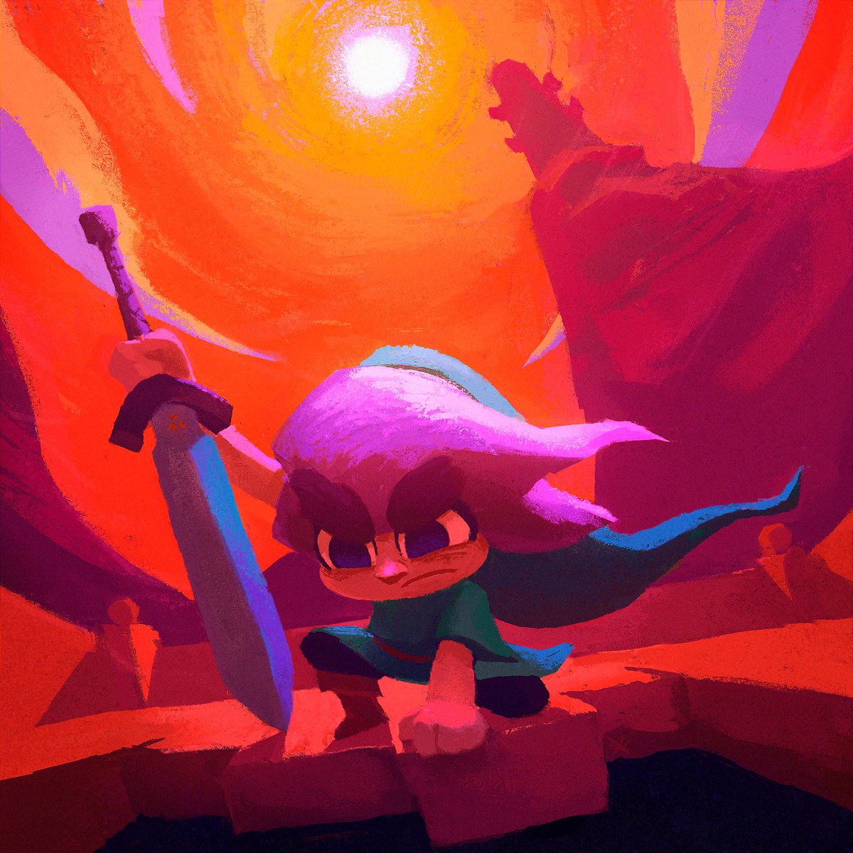 PabloPrezEstve1's tweet photo. Fan art of Zelda a Link to the Past.
-The moment before jumping into the pyramid

#Zelda #zeldafanart #illustration #fanart https://t.co/aTruxoPeRq