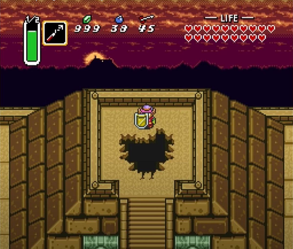 PabloPrezEstve1's tweet photo. Fan art of Zelda a Link to the Past.
-The moment before jumping into the pyramid

#Zelda #zeldafanart #illustration #fanart https://t.co/aTruxoPeRq