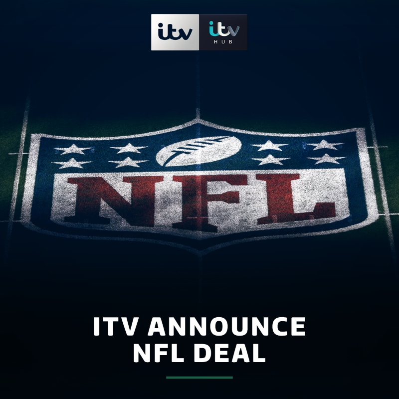 ITVSport's tweet photo. The @NFL is coming to @ITV! 🏈

Let's go @laura_woodsy, @OsiUmenyiora and @JasonBell33 🙌

#ITVNFL

Read more 👇