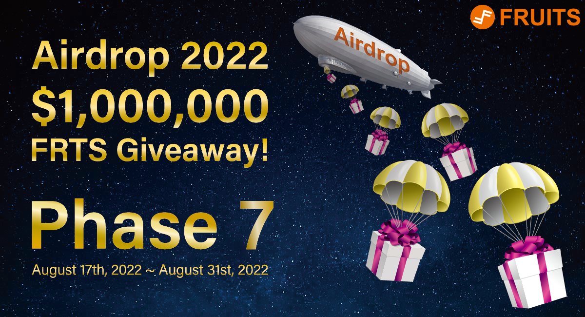FRTS_Blockchain's tweet image. 🔥Airdrop 2022: Phase 7🔥

Celebrating our DAO Voting!!!🎉

💵Total Reward: $50K $FRTS &amp;amp; $50K GT (Governance Token)
🚨Winners are selected randomly

Follow the instructions to participate!👇
🌐fruitsc.org/frts-2022-aird…

#Crypto #Airdrops #Blockchain #CryptoNews #Giveaway