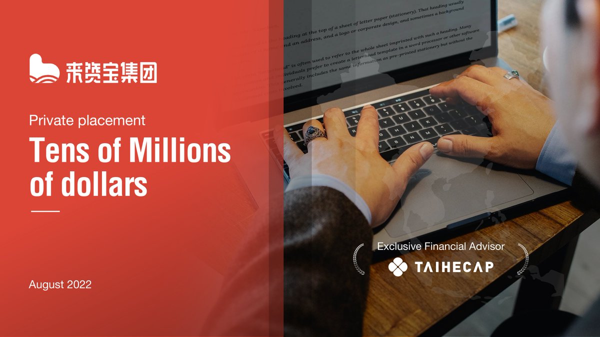 taihecap's tweet photo. Lazbao Group an integrated service provider for the Southeast Asian #ecommerce market, has recently completed series B round #funding of tens of millions of dollars on 17th August 2022. Taihecap served as the exclusive financial advisor. https://t.co/X2LFBtIy2Y