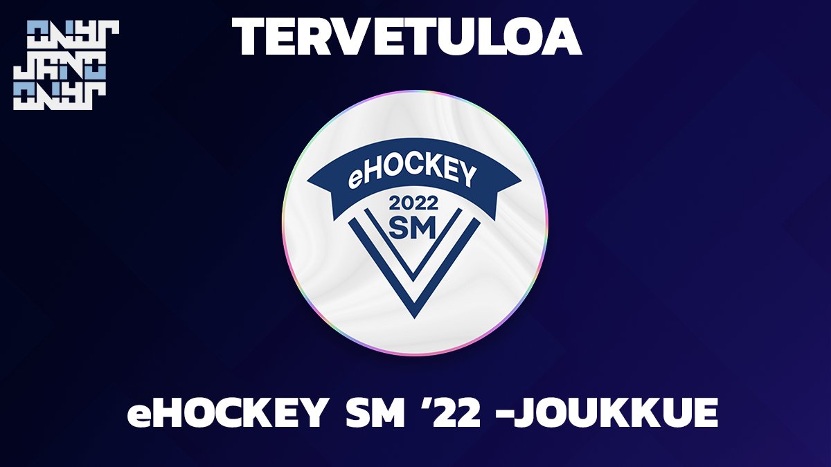 Tänään alkaa eHockey SM'22 turnaus, johon lähdemme seuraavalla kokoonpanolla!
Hyökkääjät
<a href="/Sagee95/">Sagee</a>
<a href="/SadaPoika/">Jim Leskinen</a>
<a href="/Eeemill_/">Eeemill_</a>

Puolustajat
<a href="/Kongiiiiii/">Emil</a>
<a href="/Tanski87/">Juhani Tanskanen</a>

Maalivahdit
<a href="/Vamoux/">Vamoux</a>
<a href="/mehukatti10/">Saku Serttilä</a>

<a href="/bennug_/">Bennug</a>

Jätkien otteita pääsee turnauksen edetessä seuraamaan meidän kanavilta! #eHSM2022
