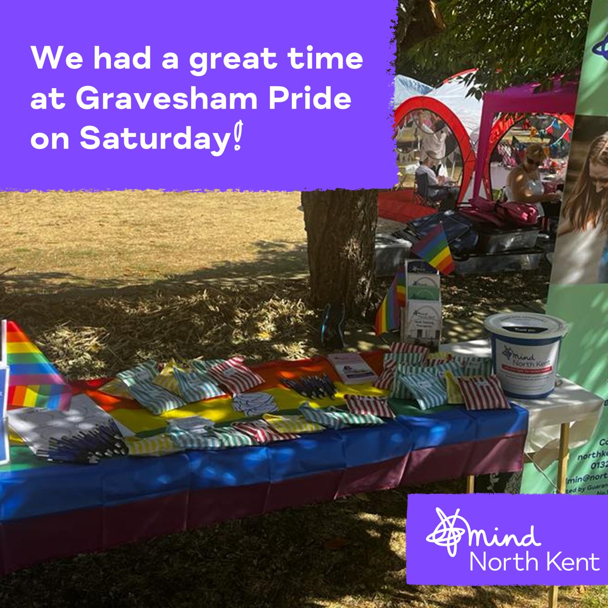 North Kent Mind (@northkentmind) on Twitter photo We had a great time attending <a href="/GraveshamPride/">Gravesham Pride</a> on Saturday! 🏳️🌈💙
We will be attending <a href="/PrideMedway/">Medway Pride</a> this Saturday (20th), so if you haven't already, head over to their website for more information on attending! medwaypride.co.uk
#lgbtq #mentalhealth #localcommunity We had a great time attending <a href="/GraveshamPride/">Gravesham Pride</a> on Saturday! 🏳️🌈💙
We will be attending <a href="/PrideMedway/">Medway Pride</a> this Saturday (20th), so if you haven't already, head over to their website for more information on attending! medwaypride.co.uk
#lgbtq #mentalhealth #localcommunity
