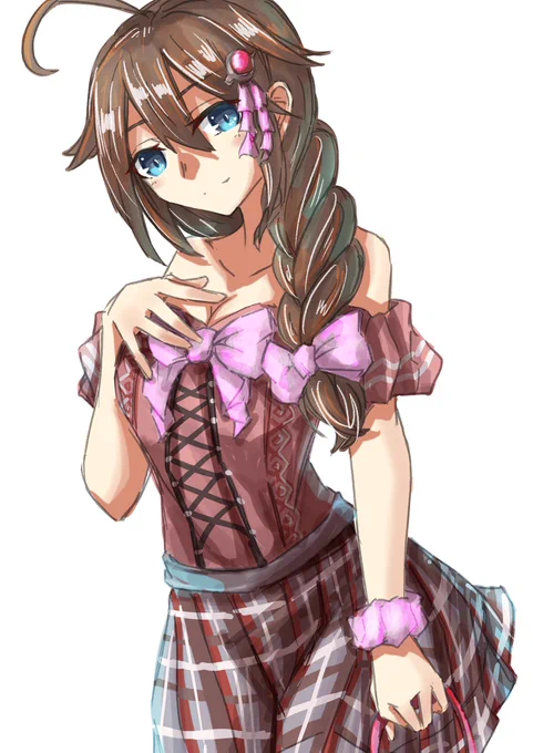 時雨、ちょっと地雷服風ちょうどTLで見かけたので#艦これ版深夜の真剣お絵描き60分一本勝負#艦これ版真剣お絵描き60分一本勝負_20220817 