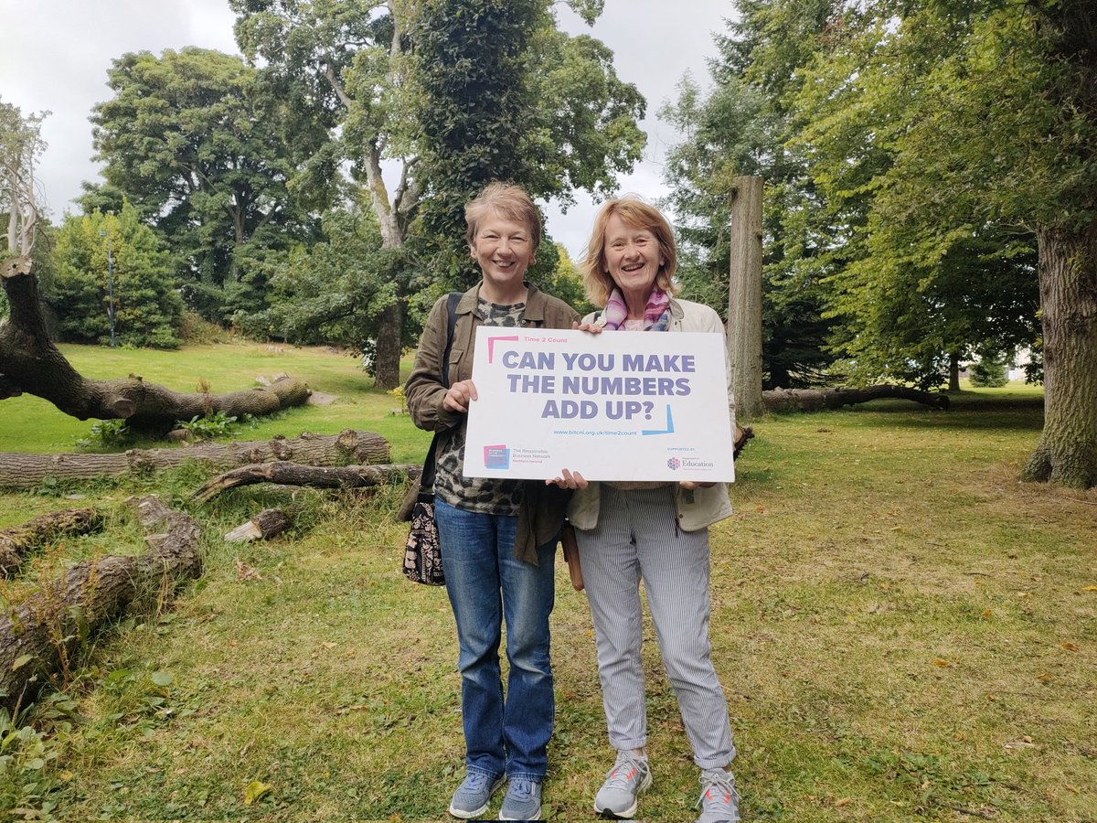 mulgrew_ciara's tweet photo. It was lovely to meet two of our new #Time2Count volunteers yesterday. Both ladies can't wait to get started in their respective schools & help alleviate pupils fears around maths. #LifeSkill #MakeMathsFun #NotJustForSchool ➕➖➗✖️ https://t.co/ga1oqo3BHM