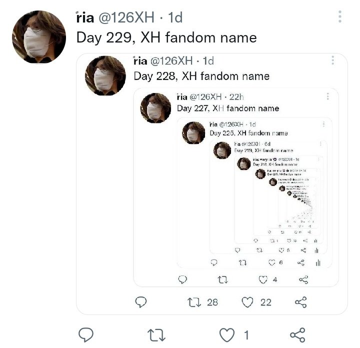 126XH's tweet photo. Day 230, XH fandom name https://t.co/SCIuSaaavm