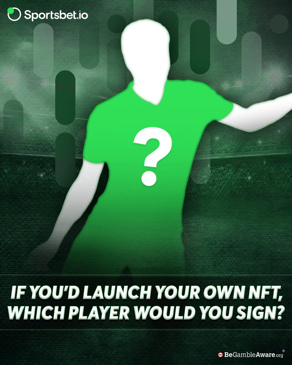 Sportsbetio's tweet image. Which footballer would be the face of your NFT? 

#NFT #NFTCommunity #NFTCollection #Crypto #Blockchain