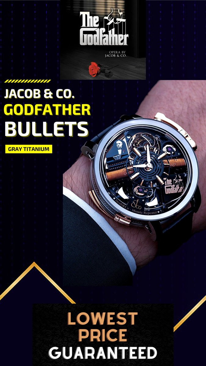 WorldtimerDiW's tweet photo. Jacob &amp; Co #捷克豹 [NEW] #OperaGodfather Minute Repeater Bullets Gray Titanium

Details: https://t.co/2pLhAnh7lm

#operaGodfather #jacobandcoOpera #hautehorology #RichardMilleWatches #jacobandco #astronomiaTourbillon https://t.co/zkIKRnJeRy