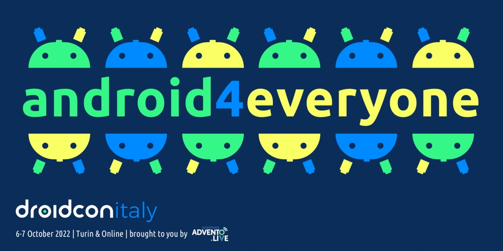 droidcon Italy (@droidconit) on Twitter photo In the spirit of the Android platform, <a href="/droidconit/">droidcon Italy</a> welcomes involvement and contribution from ALL the Android community. Share the message with your network to ensure that we reach the most diverse audience possible. #android4everyone In the spirit of the Android platform, <a href="/droidconit/">droidcon Italy</a> welcomes involvement and contribution from ALL the Android community. Share the message with your network to ensure that we reach the most diverse audience possible. #android4everyone