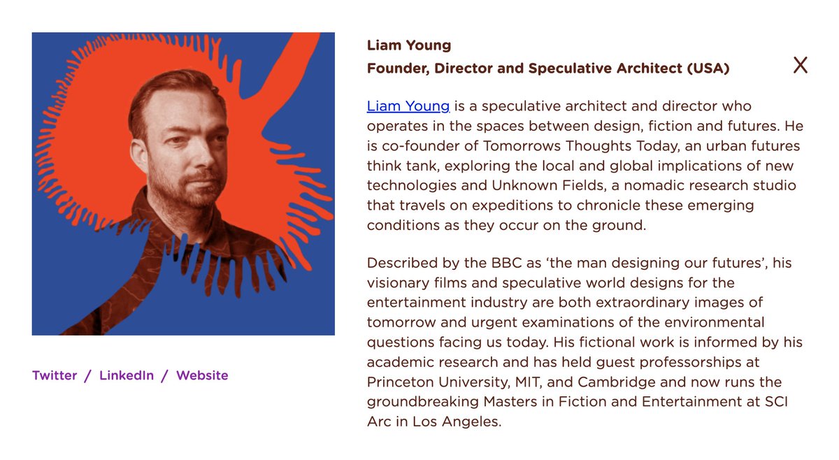 Propela_'s tweet image. This Tuesday our Liam Young is giving the opening keynote at our favourite event @TheConfMalmo. If you are in town, come and say hi - we'll be there too! 

#thefuturecity #technologyspeakers #techforgood #sustainabilty