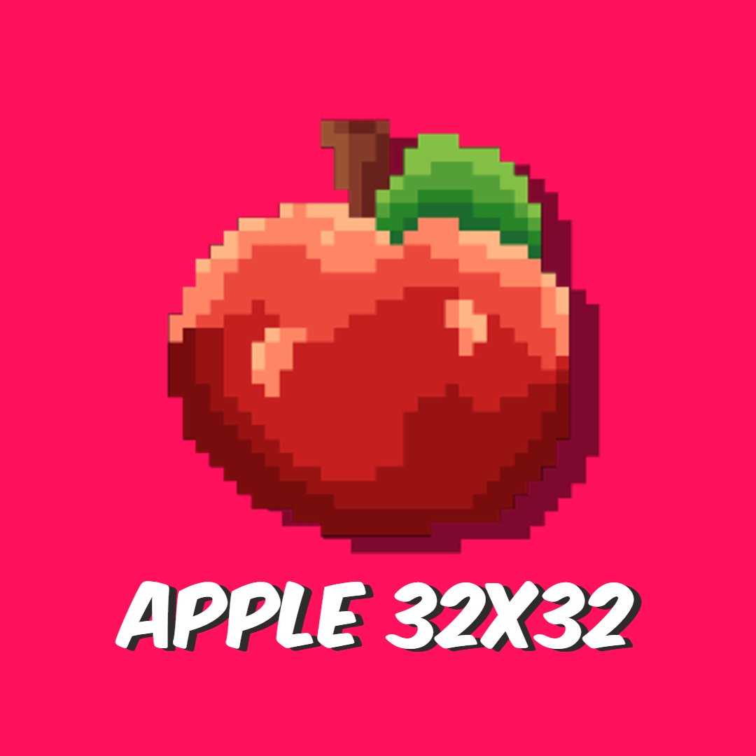 calisthen_27's tweet photo. Apple 32x32
#pixelart #aesprite #Apple https://t.co/vUNXagYa7q