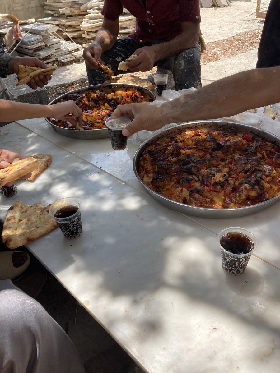 Menüde şantiye tava varmış