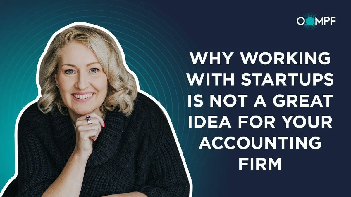 travellingdruid's tweet photo. Here's why accounting practice owners should say "NO" to working with startups.

https://t.co/1jIGWyOoAY 

#SuperpowersForAccountants #Marketing #Accounting #CPA #Accountant #RelationshipsFirstSalesSecond #MarketingWithOompf #VITAL #PracticeGrowth #Training #BusinessDevelopment https://t.co/sNmkLm9SSq
