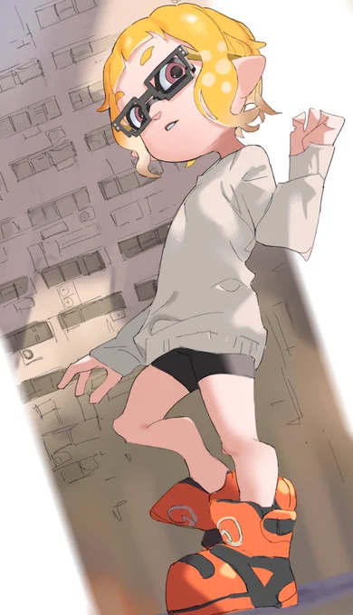 あぶりイカちゃん#イラスト 