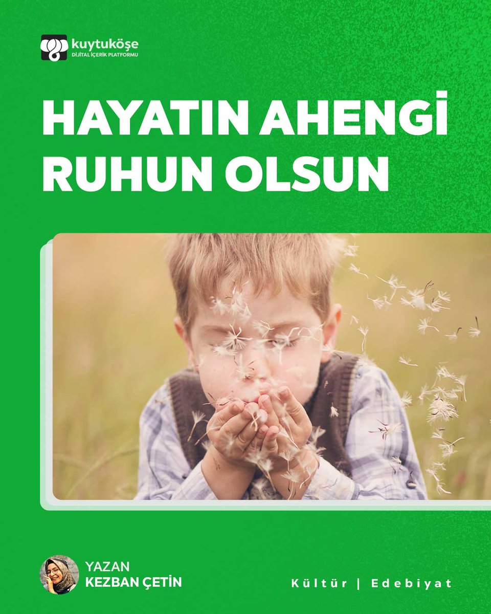 Hayatın Ahengi Ruhun Olsun • Kuytu Köşe Dergisi 19. sayısında. Şimdi ücretsiz oku! 🐘 

#kuytuköşe #kuytuköşedergisi #kuytucompany #kuytuco #dergi #edebiyat