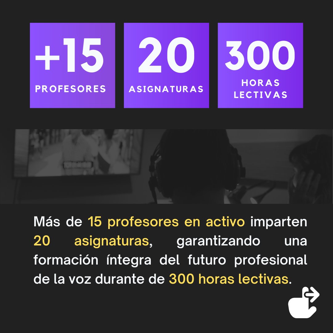 Aula512's tweet photo. 🎙Curso BIANUAL - LOCUCIÓN Y DOBLAJE🎙

PRÓXIMAS CONVOCATORIAS:
Inicio Martes 20 de Septiembre (16:00 a 20:00)

⏰ +300 horas lectivas.
📚 +20 Asignaturas.
🎓 +15 Profesores.

Para más información:

📞 91 426 88 40 / 607 67 67 55

🌐 https://t.co/rtQa11hZHd

✉️ info@aula-51.com https://t.co/RZClbxni46