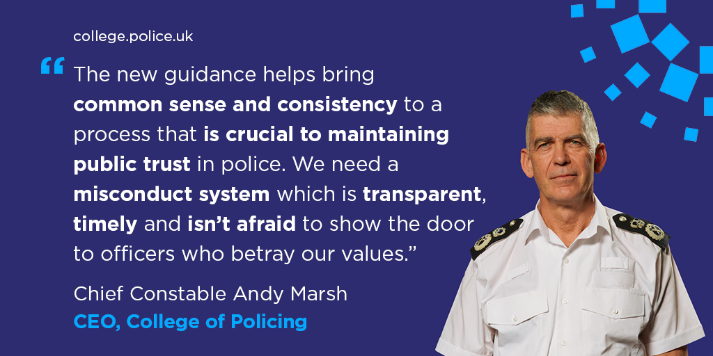 College of Policing tweet media