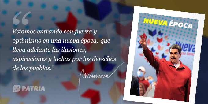 MSVEnLinea's tweet photo. #ÚLTIMAHORA || Continúa la entrega del Bono Nueva Época enviado por nuestro Pdte. @NicolasMaduro a través del Sistema @CarnetDLaPatria. 
 
La entrega tendrá lugar hasta el 20 de Agosto de 2022. 
 
@MSVEnLinea #TuiteroPatria #17Ago #MaduroPuebloTrabajador https://t.co/0jsbR2LVgW