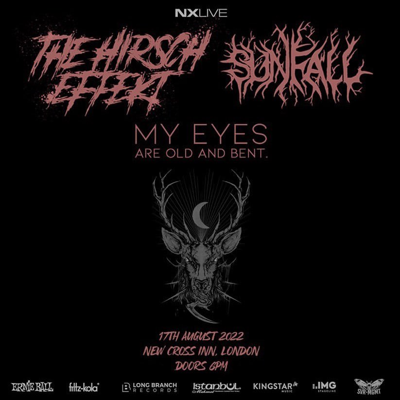 We’re playing this tonight! Down to 4 members because our guitarist is poorly with Covid, come show your lovely face and enjoy the sheer aural assault of <a href="/TheHirschEffekt/">The Hirsch Effekt</a>!
