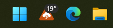 tomwarren's tweet photo. Windows 11's widgets can now trigger notifications on your taskbar. Microsoft is starting to rollout alerts for weather, stocks, and more on the taskbar widget. You can't seem to disable the alerts, so they might get a little distracting. Details here: https://t.co/7tawLV6eU1 https://t.co/sQ8U3QjwxW