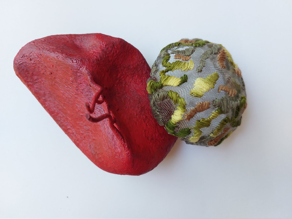 What organ is this? He doesn't have a head but I made him a helmet
#3dprint #art #contemporaryart